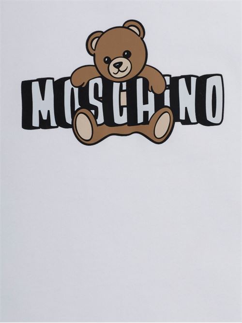 T-shirt unisex Moschino Kid Teen bianca MOSCHINO KID-TEEN | HZM058LAA0310101